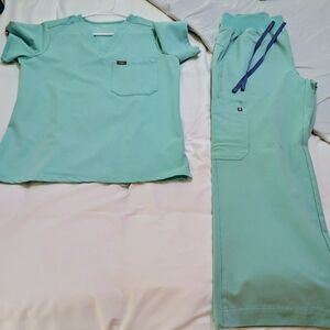 🩵💙Figs "Mariner" Wide Leg Scrub Set💙🩵